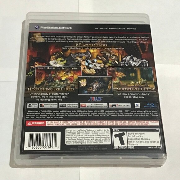 PS3 Dragon's Crown For Playstation 3 Mint - Picture 2 of 4
